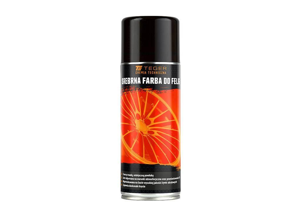 Srebrna farba do felg 400ml teger | T-W-CH1020