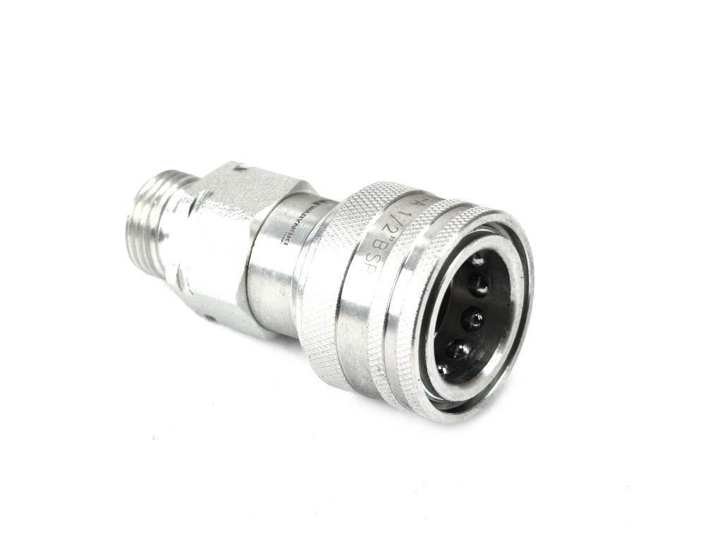 Szybkozłącze hydrauliczne gniazdo g1/2"bsp gwint zewnętrzny euro iso 7241-a
