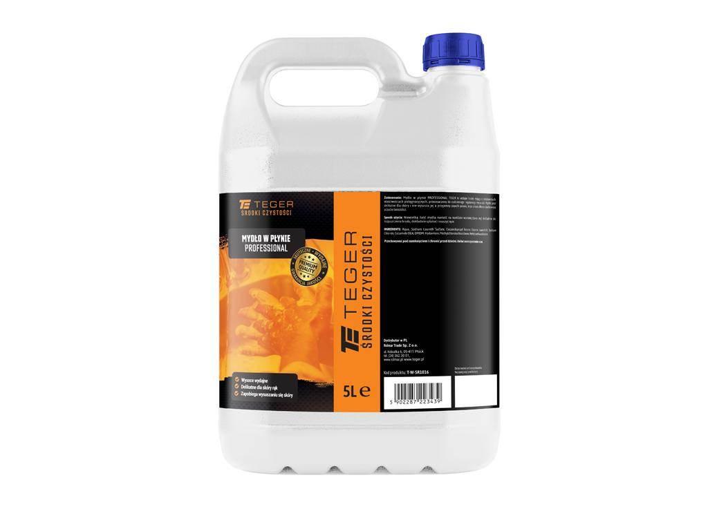 Mydło w płynie professional 5l teger | T-W-SR1016
