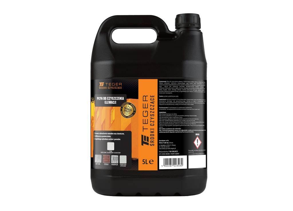 Płyn do czyszczenia elewacji 5l teger | T-W-SR1023