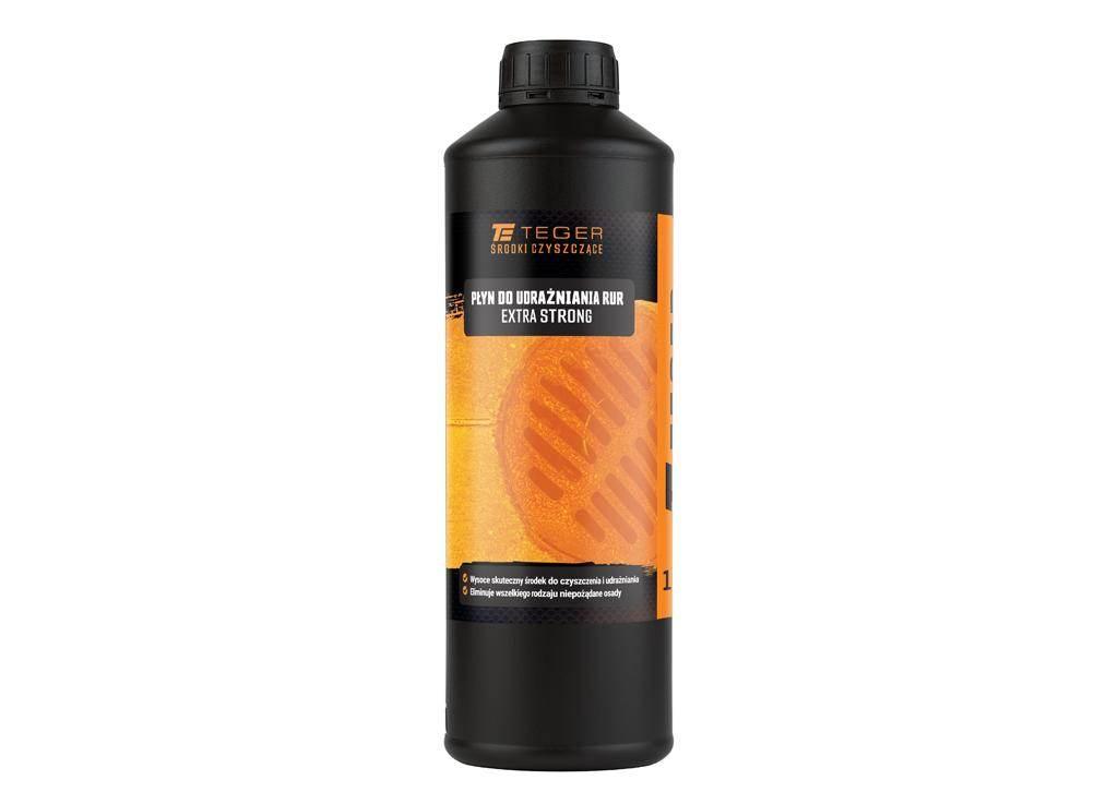 Płyn do udrażniania rur extra strong 1 kg teger