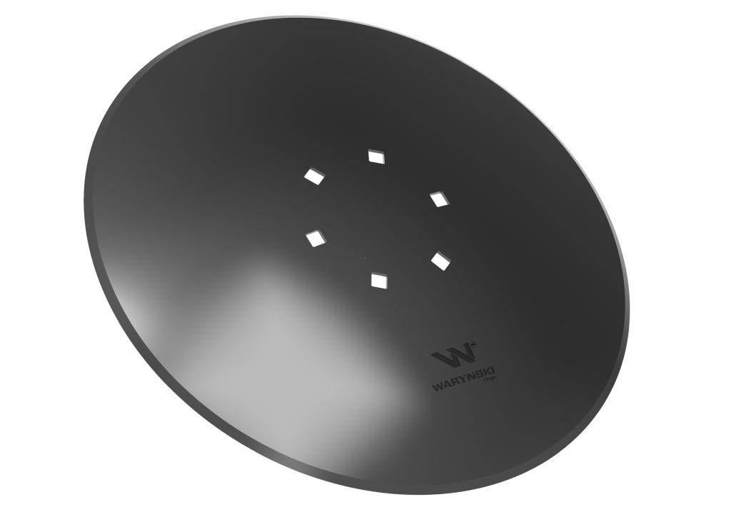 Talerz gładki fi 460 mocowanie 6/120 grubość 3.2 stal borowa waryński r