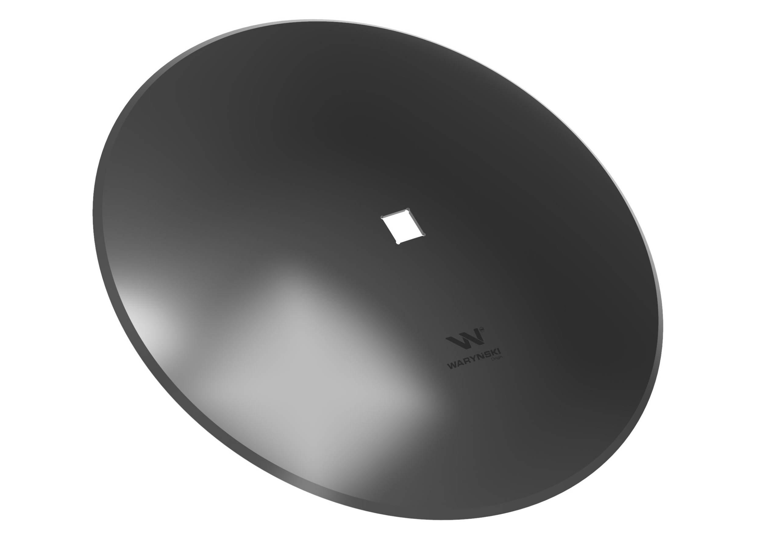 Talerz gładki fi 560 otwór 30x30 stal borowa waryński r 1202030120