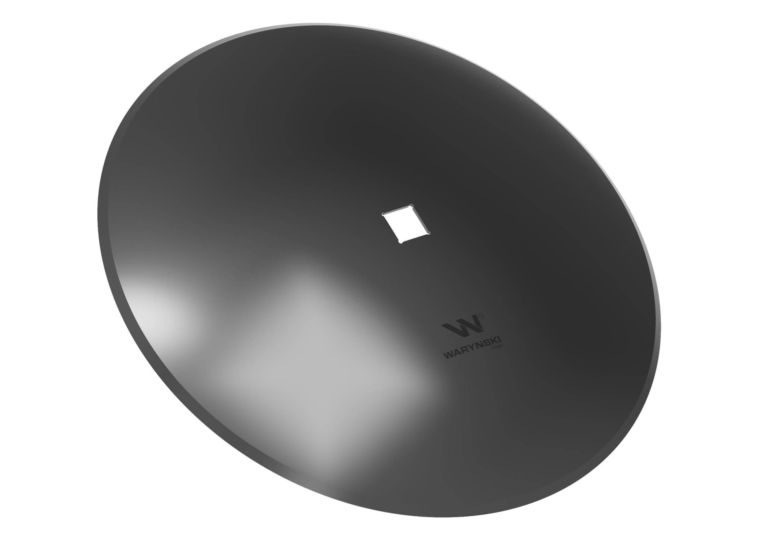 Talerz gładki fi 510 otwór 30x30 stal borowa waryński r 1279621010 12400400
