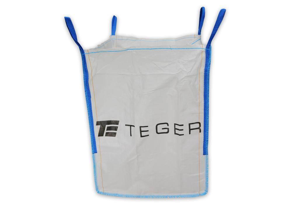 Worek big bag 1000kg 90x90x120 4 uchwyty góra otwarta dół zamknięty teger