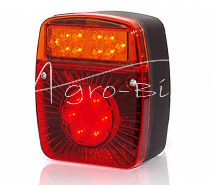 Lampa Zespolona Tylna Przyczepki W18 Led 12/24v Bez Oświetlenia Tablicy