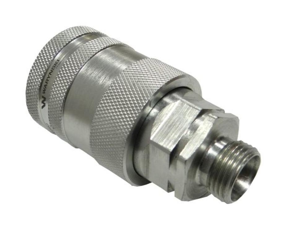 Szybkozłącze hydrauliczne gniazdo m18x1.5 gwint zewnętrzny euro push-pull 9