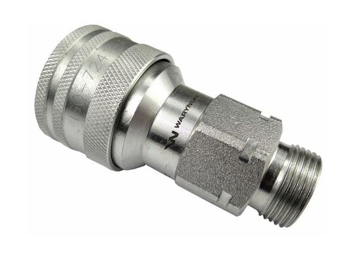 Szybkozłącze hydrauliczne gniazdo m22x1.5 gwint zewnętrzny euro 9100822g is