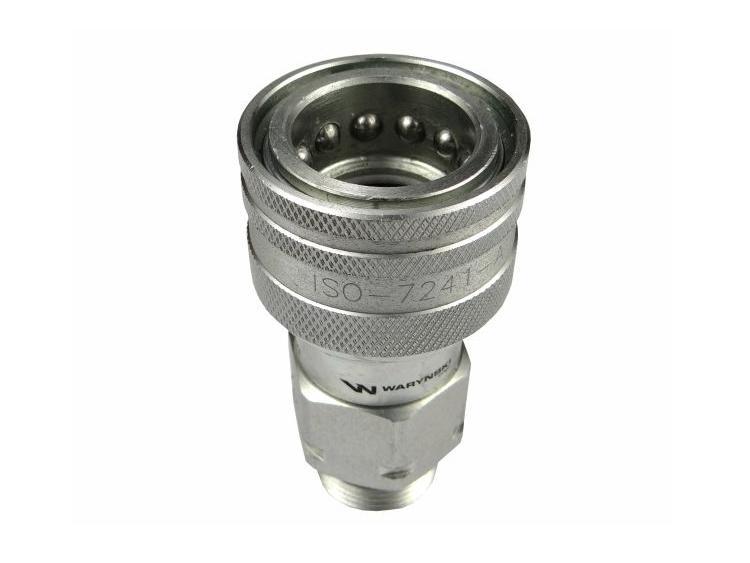 Szybkozłącze hydrauliczne gniazdo m22x1.5 gwint zewnętrzny euro 9100822g is - zdjęcie 2