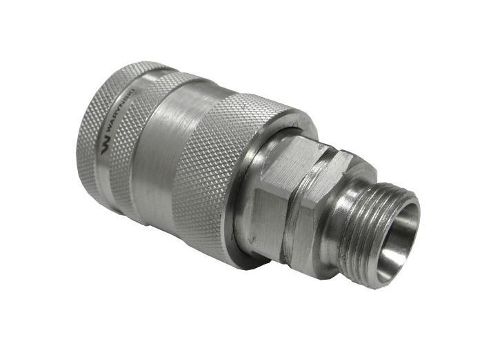 Szybkozłącze hydrauliczne gniazdo m22x1.5 gwint zewnętrzny euro push-pull 9