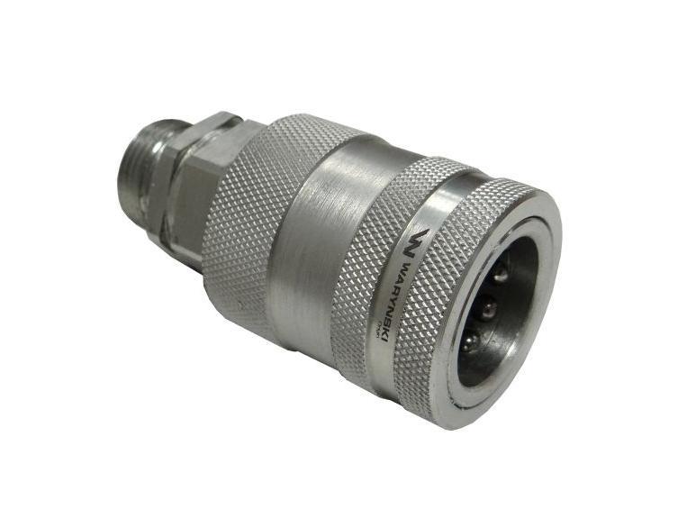 Szybkozłącze hydrauliczne gniazdo m22x1.5 gwint zewnętrzny euro push-pull 9 - zdjęcie 2