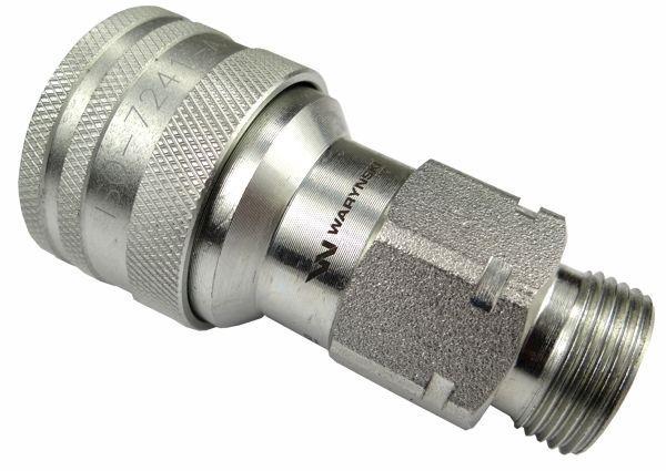 Szybkozłącze hydrauliczne gniazdo m22x1.5 gwint zewnętrzny euro 9100822g is - zdjęcie 2