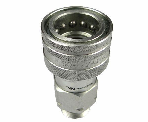 Szybkozłącze hydrauliczne gniazdo m22x1.5 gwint zewnętrzny euro 9100822g is