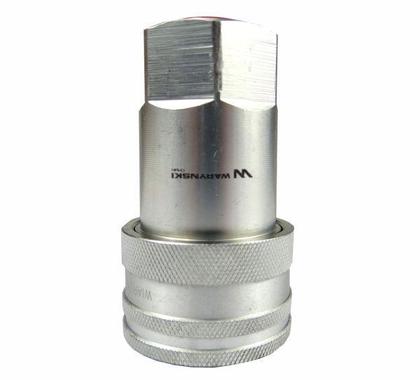 Szybkozłącze hydrauliczne gniazdo g1/4"bsp gwint wewnętrzny iso 7241-a waryński - zdjęcie 4