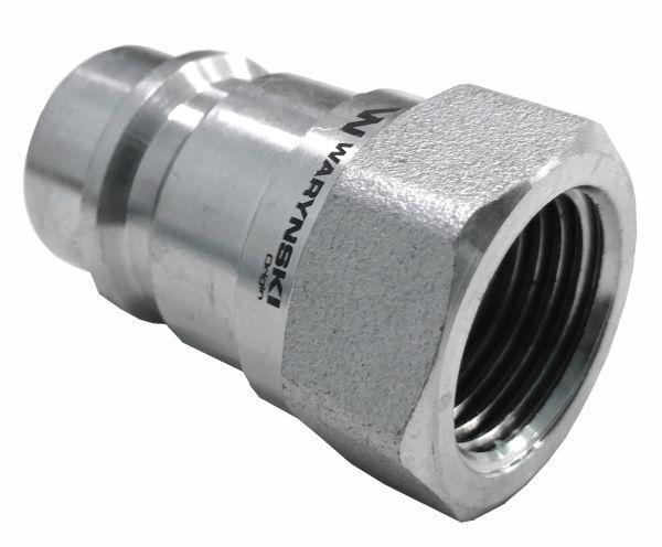 Szybkozłącze hydrauliczne wtyczka g1/2"bsp gwint wewnętrzny iso 7241-a waryński - zdjęcie 4