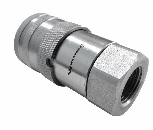 Szybkozłącze hydrauliczne suchoodcinające gniazdo g1/4"bsp gwint wewnętrzny - zdjęcie 2