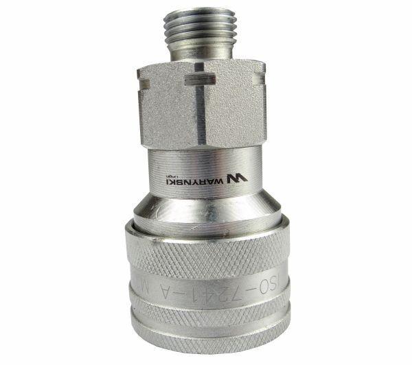 Szybkozłącze hydrauliczne gniazdo m16x1.5 gwint zewnętrzny euro 9100816g is