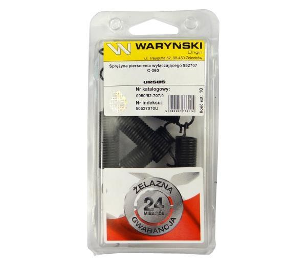 Sprężyna pierścienia wyłączającego 952707 po 10 c-360 oryginał ursus - zdjęcie 3