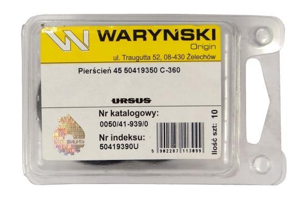 Pierścień 45 50419350 po 10 c-360 oryginał ursus - zdjęcie 3