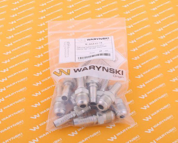 Zakucie hydrauliczne agj dn08 9/16'-18 unf waryński 10szt - zdjęcie 4