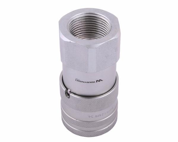 Szybkozłącze hydrauliczne suchoodcinające rozmiar 1/2 gniazdo g3/4"bsp gwin - zdjęcie 5