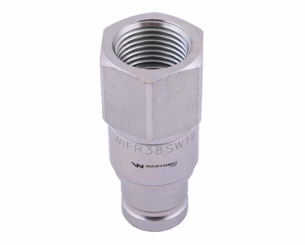 Szybkozłącze hydrauliczne suchoodcinające rozmiar 3/8 wtyczka g1/2"bsp gwin - zdjęcie 5