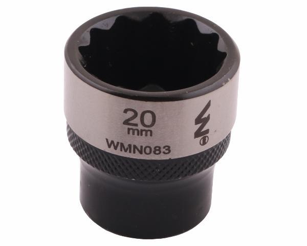 Nasadka dwunastokątna 3/8" 20mm crv50bv30 din 3124 waryński - zdjęcie 3