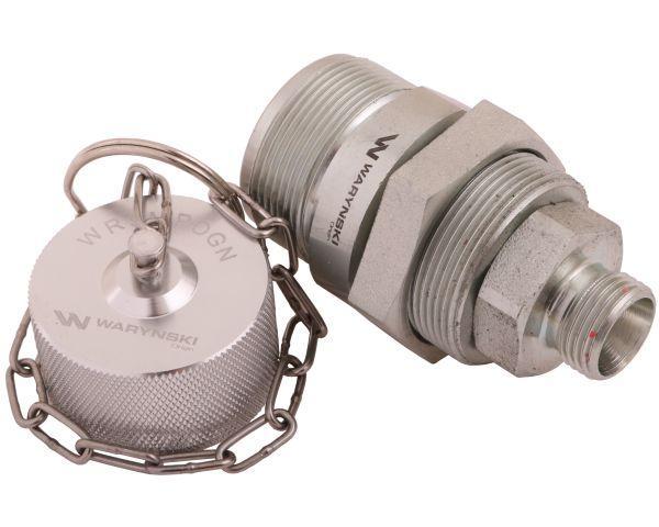 Komplet zawór gniazdo bizon m18x1.5 skręcane zsr6160101 z gwintowaną pokryw