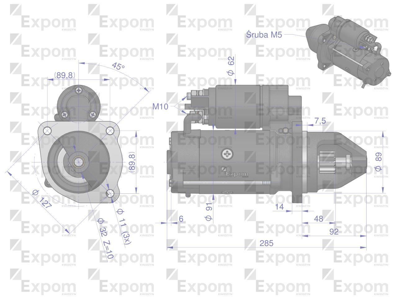 Rozrusznik 12v case typ iskra ms148 expom kwidzyn eu - zdjęcie 3