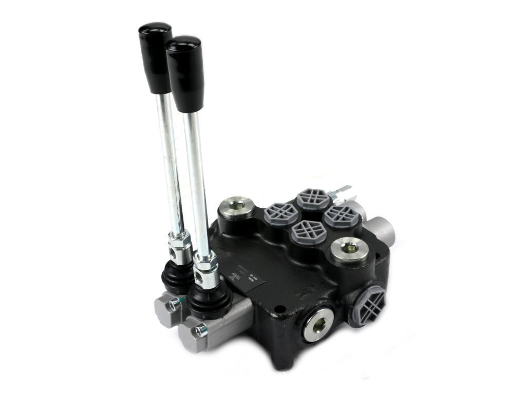 Rozdzielacz hydrauliczny 2-sekcyjny 80l voima - zdjęcie 2