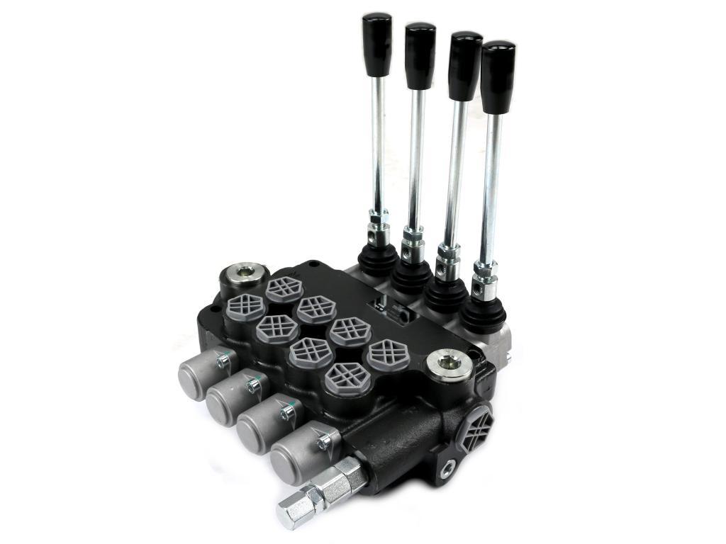 Rozdzielacz hydrauliczny 4-sekcyjny 80l voima - zdjęcie 2