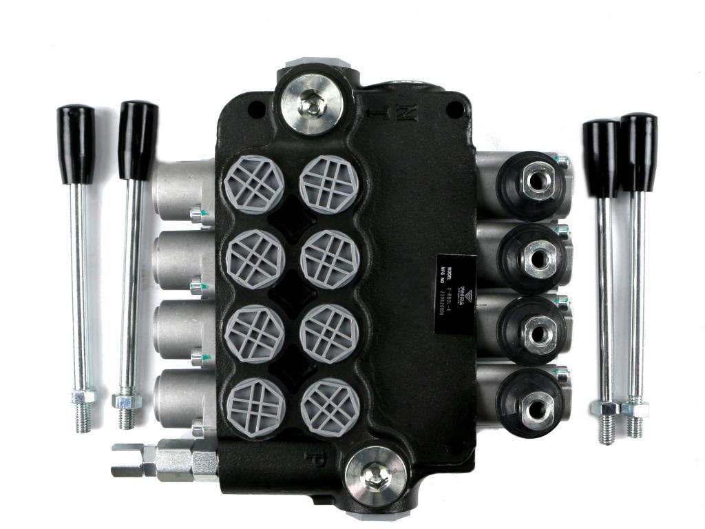 Rozdzielacz hydrauliczny 4-sekcyjny 80l voima - zdjęcie 3