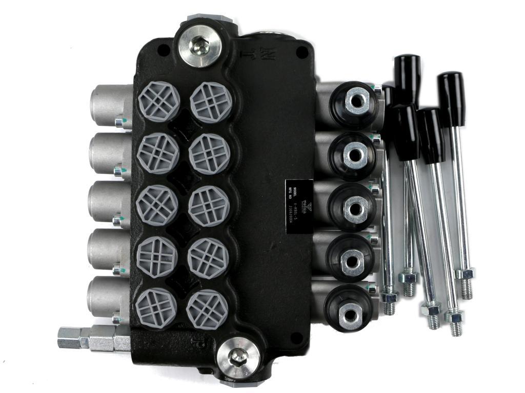 Rozdzielacz hydrauliczny 5-sekcyjny 80l voima - zdjęcie 3