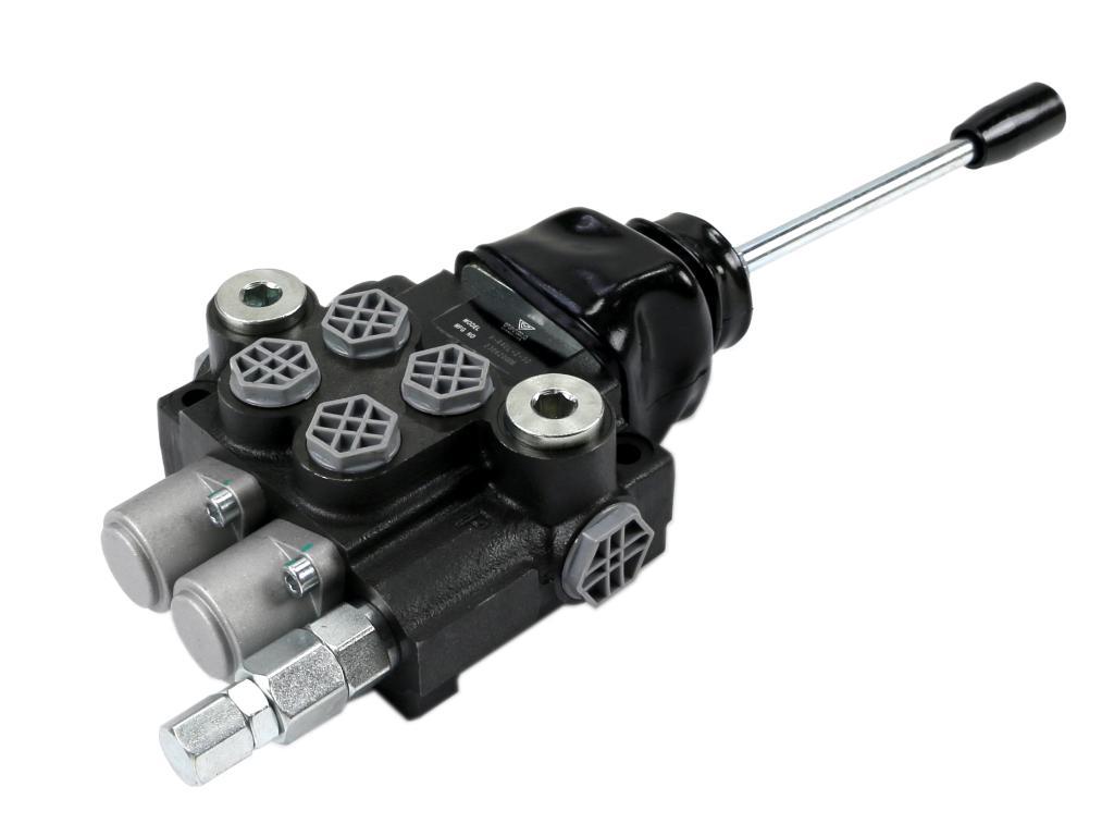 Rozdzielacz hydrauliczny 2-sekcyjny 40l z joystickiem voima