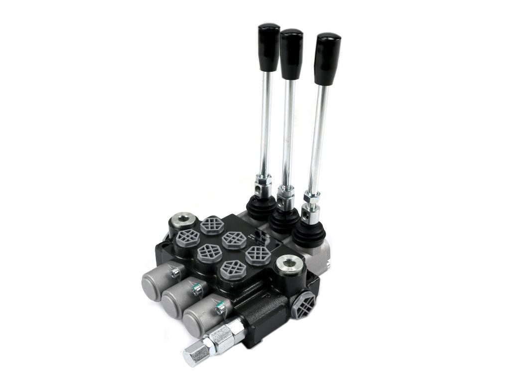 Rozdzielacz hydrauliczny 3-sekcyjny 40l voima