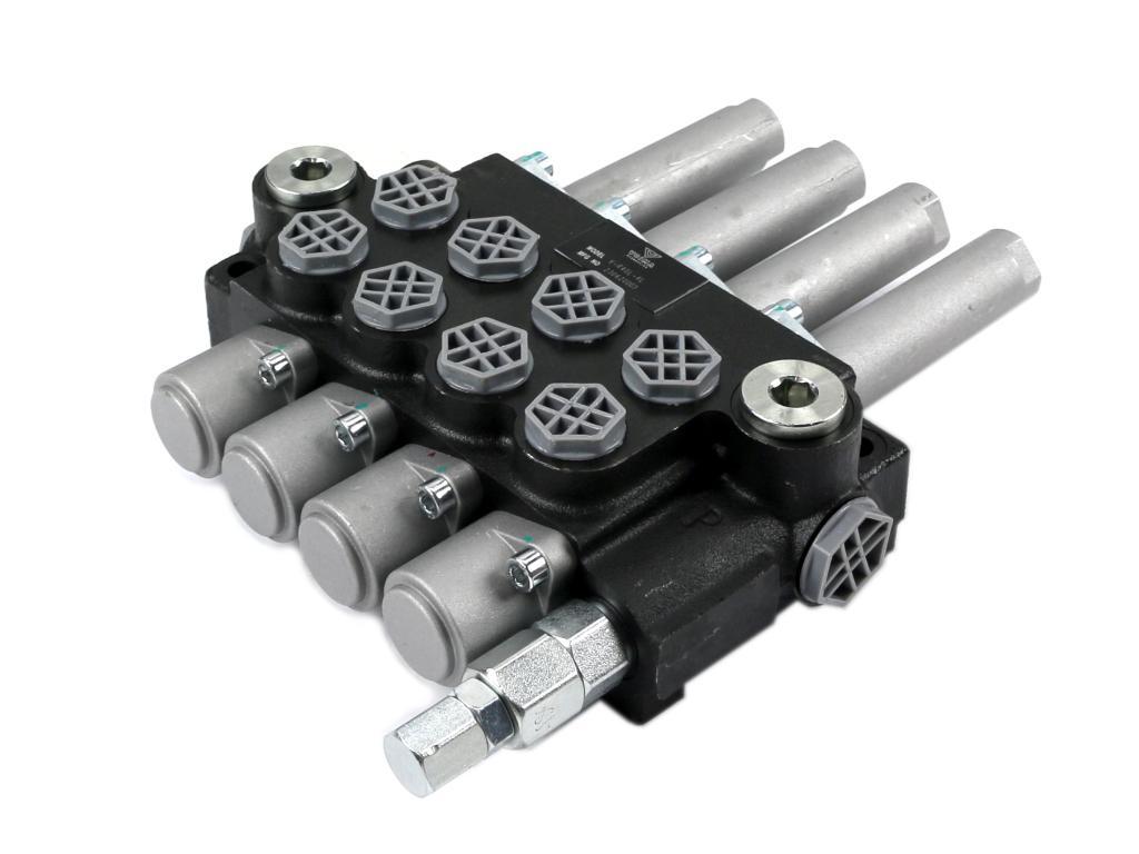 Rozdzielacz hydrauliczny 4-sekcyjny 40l sterowany na linkę voima