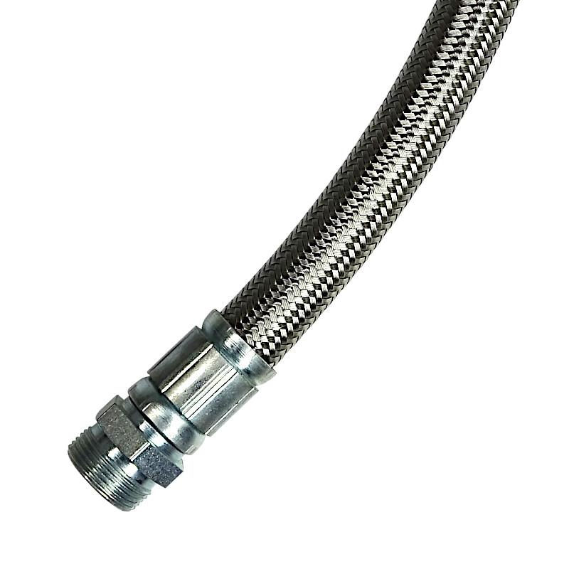 Przewód Wąż Teflonowy Kompletny M26x1,5 L-350mm Sprężarki Powietrza - zdjęcie 2