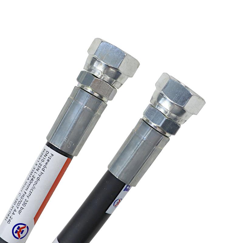 Przewód Hydrauliczny 330 Bar Dn10-2sn L-240mm Ph07007 Aa-240 M20x1.5 33mpa - zdjęcie 2