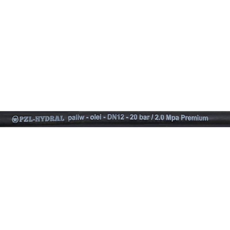 Wąż Do Paliw Olei Dn12 Fi-12 20 Bar 2.0 Odcinek 1,45m Pzl-Hydral