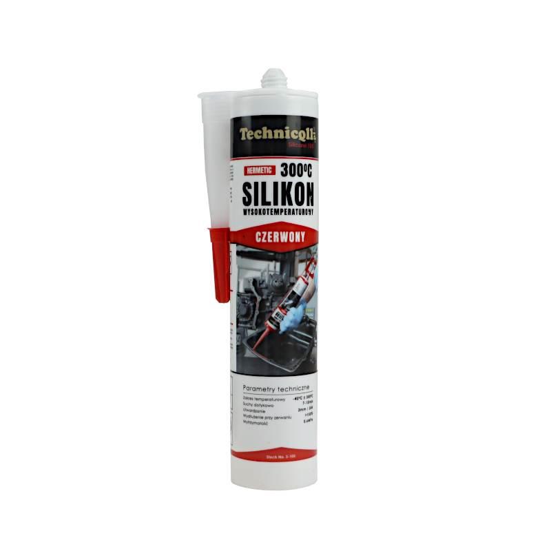 Silikon Wysokotemperaturowy Kartusz 300ml Od 40do 300c Czerwony