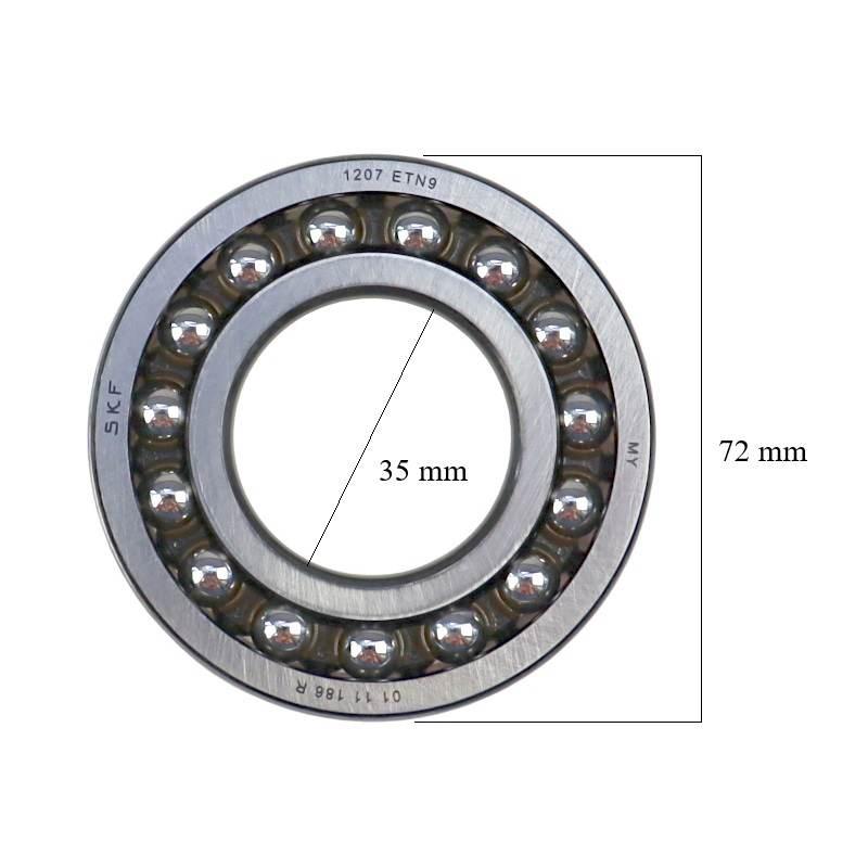 Łożysko Kulkowe Wahliwe 1207 Skf | 1207 SKF - zdjęcie 4