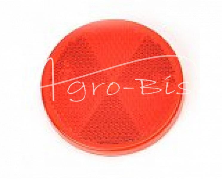 Odblask Czerwony Okrągły Tylny Fi-61 Przyklejany