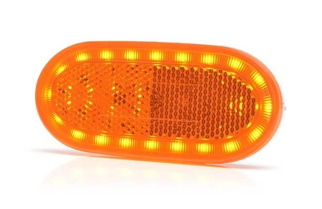 Lampa Obrysowa Pozycyjna Boczna Elipsa W197 12v/24v Led 12v/24v 1386