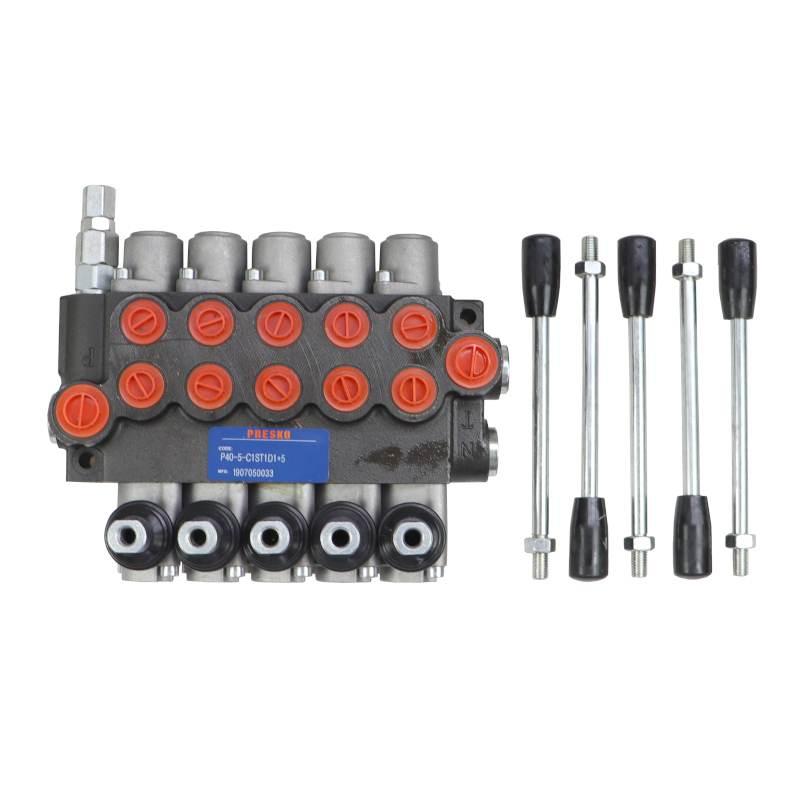 Rozdzielacz Hydrauliczny Pięciosekcyjny 5-Sekcyjny 40l/Min - zdjęcie 3