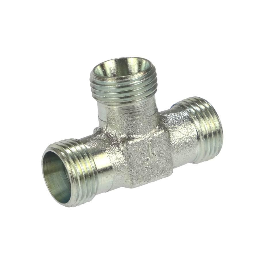 Złącze Złączka Hydrauliczna Trójnik M18x1,5 12l Odkuwka - zdjęcie 2
