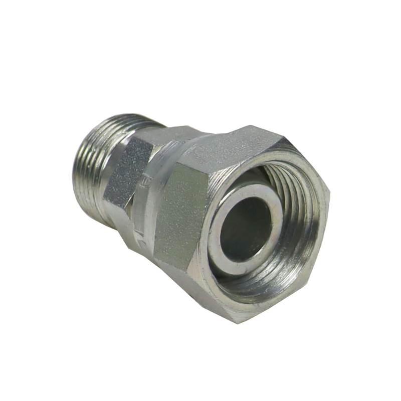 Złącze Złączka Hydrauliczna Prosta Ab M27x2 M24x1,5 18l/16s Stożek - zdjęcie 2