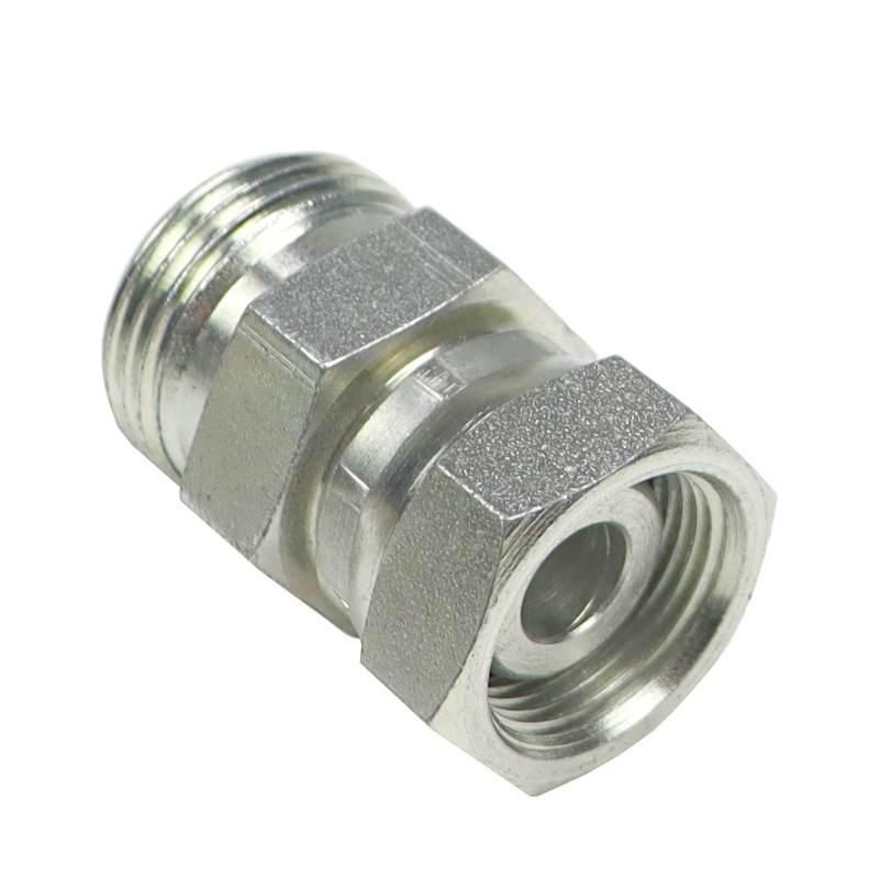 Złącze Złączka Hydrauliczna Prosta Ab M22x1,5 M27x2 15l/18l Stożek - zdjęcie 2