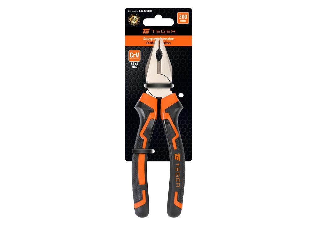 Szczypce uniwersalne 200mm teger | T-W-SZU003