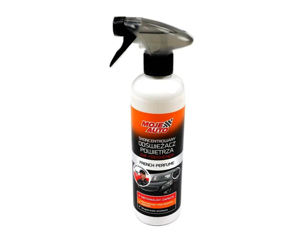 Skoncentrowany odświeżacz powietrza black 500ml atomizer moje auto