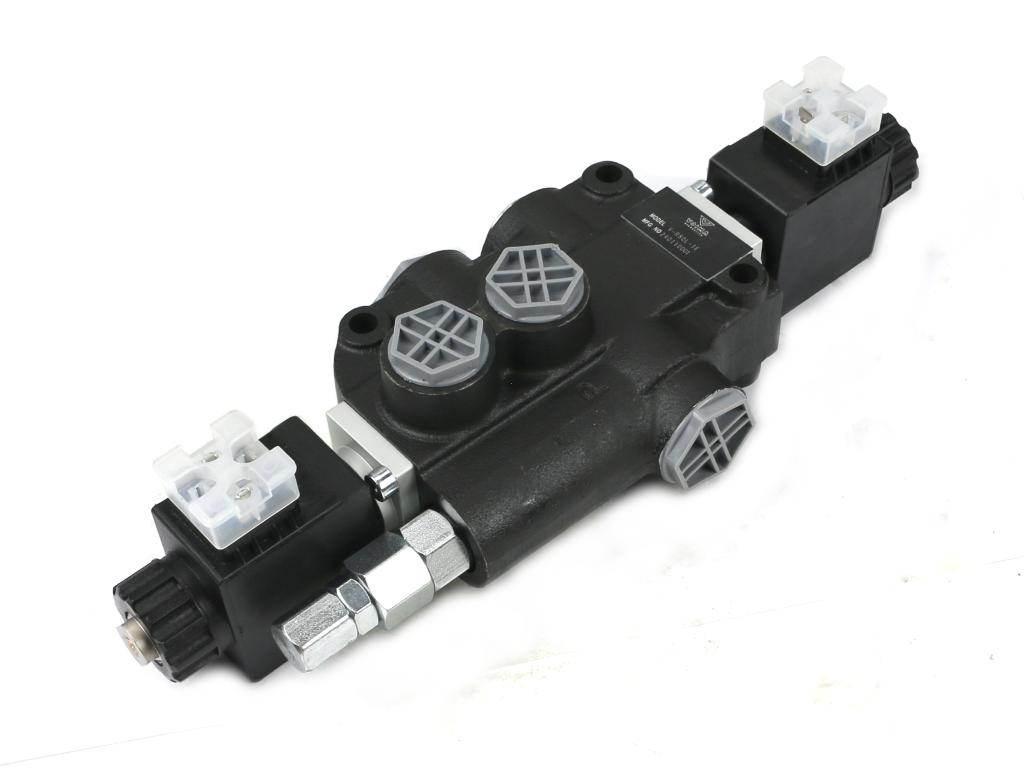 Rozdzielacz hydrauliczny 1-sekcyjny sterowany elektrycznie 12v 80l voima